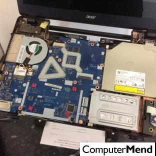 Water Damaged Laptop Repaired in Barnsley